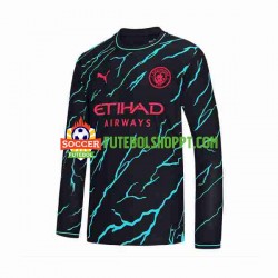 Camisola Homem Manchester City Terceiro Equipamento 2023-2024 Manga Comprida