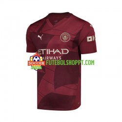 Camisola Homem Manchester City Terceiro Equipamento 2024-2025 Manga Curta