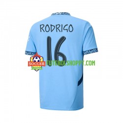Camisola Homem Manchester City UCL Font RODRIGO 16 Principais Equipamento 2024-2025 Manga Curta