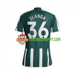Camisola Homem Manchester United Anthony Elanga 36 Alternativa Equipamento 2023-2024 Manga Curta