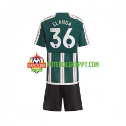 Camisola Júnior Manchester United Anthony Elanga 36 Alternativa Equipamento 2023-2024 Manga Curta