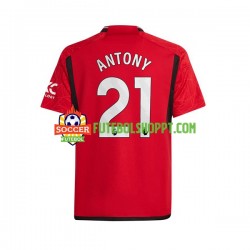 Camisola Homem Manchester United Antony Matheus 21 Principais Equipamento 2023-2024 Manga Curta
