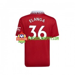 Camisola Homem Manchester United Elanga 36 Principais Equipamento 2022-2023 Manga Curta