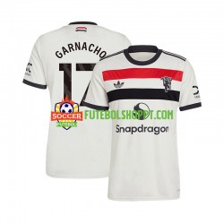Camisola Homem Manchester United GARNACHO 17 Terceiro Equipamento 2024-2025 Manga Curta