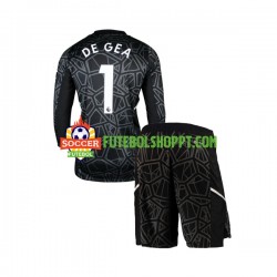 Camisola Júnior Manchester United DE GEA 1 Guarda-redes Alternativa Equipamento 2022-2023 Manga Comprida