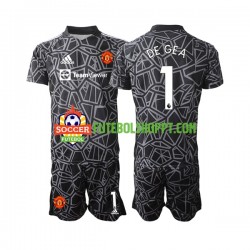 Camisola Júnior Manchester United DE GEA 1 Guarda-redes Alternativa Equipamento 2022-2023 Manga Curta