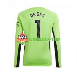 Camisola Homem Manchester United De Gea 1 Guarda-redes Principais Equipamento 2023-2024 Manga Comprida