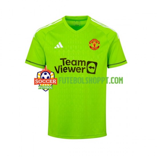 Camisola Homem Manchester United Guarda-redes Principais Equipamento 2023-2024 Manga Curta