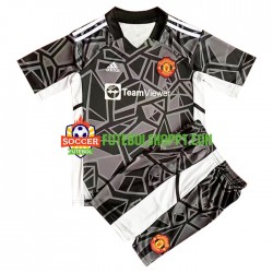 Camisola Júnior Manchester United Guarda-redes Alternativa Equipamento 2022-2023 Manga Curta