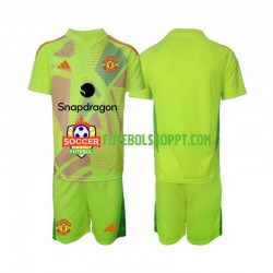 Camisola Júnior Manchester United Guarda-redes Alternativa Equipamento 2024-2025 Manga Curta