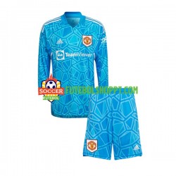 Camisola Júnior Manchester United Guarda-redes Principais Equipamento 2022-2023 Manga Comprida