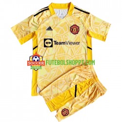 Camisola Júnior Manchester United Guarda-redes Principais Equipamento 2022-2023 Manga Curta