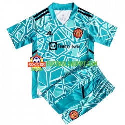 Camisola Júnior Manchester United Guarda-redes Terceiro Equipamento 2022-2023 Manga Curta