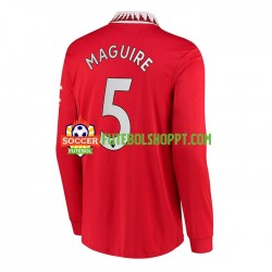 Camisola Homem Manchester United Harry Maguire 5 Principais Equipamento 2022-2023 Manga Comprida