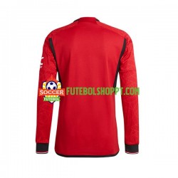 Camisola Homem Manchester United Principais Equipamento 2023-2024 Manga Comprida