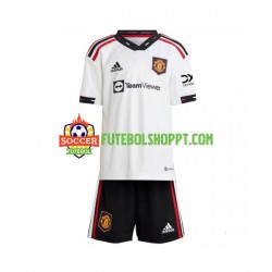 Camisola Júnior Manchester United Alternativa Equipamento 2022-2023 Manga Curta