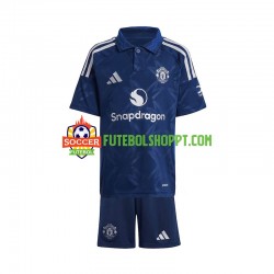 Camisola Júnior Manchester United Alternativa Equipamento 2024-2025 Manga Curta