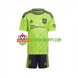 Camisola Júnior Manchester United Terceiro Equipamento 2022-2023 Manga Curta Camisola Júnior Manchester United Terceiro Equipamento 2022-2023 Manga Curta
