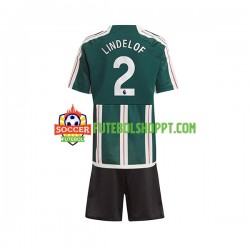 Camisola Júnior Manchester United Lindelof 2 Alternativa Equipamento 2023-2024 Manga Curta