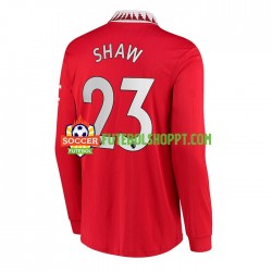 Camisola Homem Manchester United Luke Shaw 23 Principais Equipamento 2022-2023 Manga Comprida