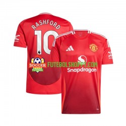 Camisola Homem Manchester United Marcus Rashford 10 Principais Equipamento 2024-2025 Manga Curta