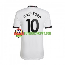 Camisola Homem Manchester United Rashford 10 Alternativa Equipamento 2022-2023 Manga Curta