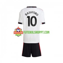 Camisola Júnior Manchester United Rashford 10 Alternativa Equipamento 2022-2023 Manga Curta