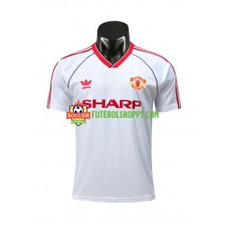 Camisola Homem Manchester United 1988 Retro Alternativa Equipamento Manga Curta