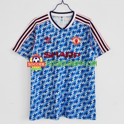 Camisola Homem Manchester United 1992 Retro Principais Equipamento Manga Curta