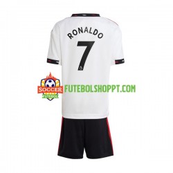 Camisola Júnior Manchester United Ronaldo 7 Alternativa Equipamento 2022-2023 Manga Curta