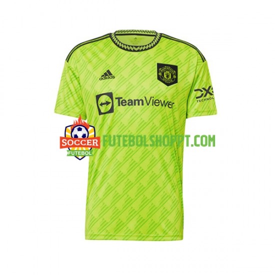 Camisola Homem Manchester United Terceiro Equipamento 2022-2023 Manga Curta