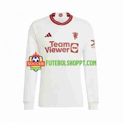 Camisola Homem Manchester United Terceiro Equipamento 2023-2024 Manga Comprida