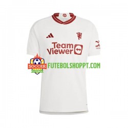 Camisola Homem Manchester United Terceiro Equipamento 2023-2024 Manga Curta