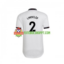 Camisola Homem Manchester United Victor Lindelof 2 Alternativa Equipamento 2022-2023 Manga Curta