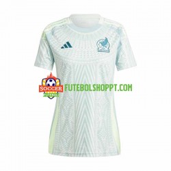 Camisola Mulher México Copa America Alternativa Equipamento 2024 Manga Curta