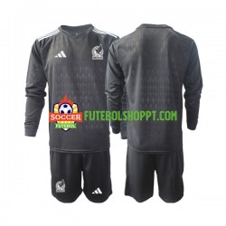 Camisola Júnior México Guarda-redes Principais Equipamento 2022 Manga Comprida