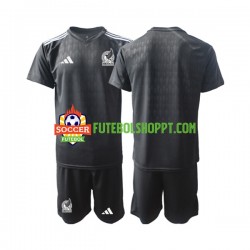 Camisola Júnior México Guarda-redes Principais Equipamento 2022 Manga Curta
