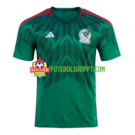 Camisola Homem México Principais Equipamento Mundial 2022 Manga Curta
