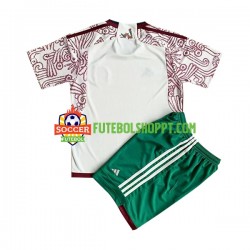 Camisola Júnior México Alternativa Equipamento Mundial 2022 Manga Curta
