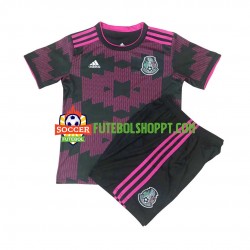 Camisola Júnior México 2021 Principais Equipamento Manga Curta