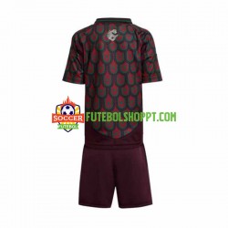 Camisola Júnior México Copa America Principais Equipamento 2024 Manga Curta