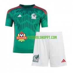 Camisola Júnior México Principais Equipamento Mundial 2022 Manga Curta