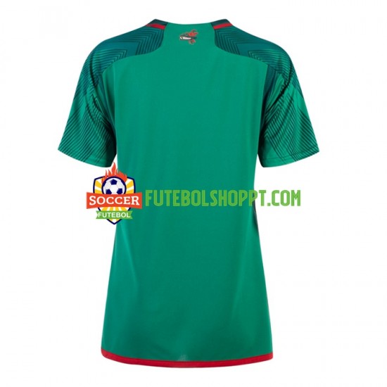Camisola Mulher México Principais Equipamento 2022-2023 Manga Curta