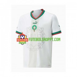 Camisola Homem Marrocos Alternativa Equipamento Mundial 2022 Manga Curta