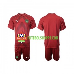 Camisola Júnior Marrocos Guarda-redes Principais Equipamento 2022 Manga Curta