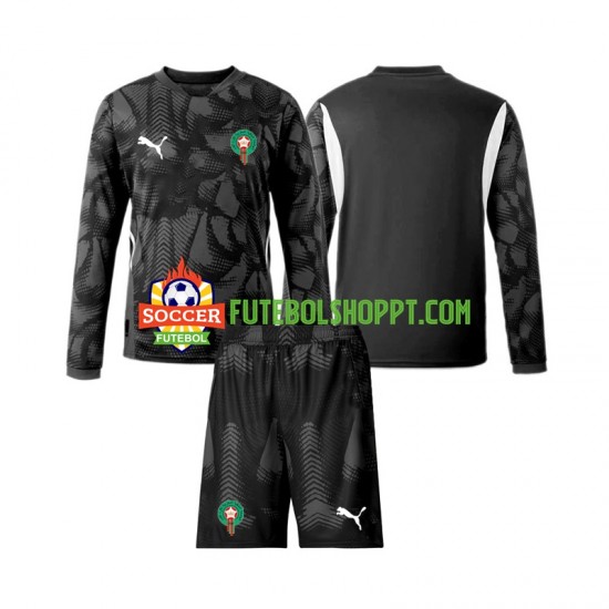 Camisola Júnior Marrocos Guarda-redes Terceiro Equipamento 2024 Manga Comprida