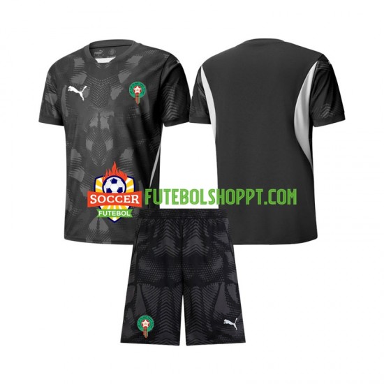 Camisola Júnior Marrocos Guarda-redes Terceiro Equipamento 2024 Manga Curta