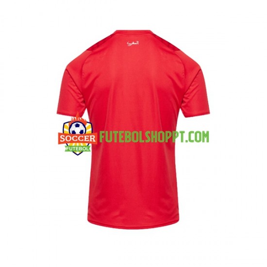 Camisola Homem Marrocos Principais Equipamento 2023 Manga Curta