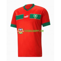 Camisola Homem Marrocos Principais Equipamento Mundial 2022 Manga Curta