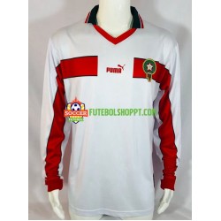 Camisola Homem Marrocos Retro Alternativa Equipamento 1998 Manga Comprida